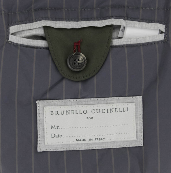 Brunello Cucinelli Grey Suit Vest XL