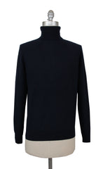 Ballantyne Dark Blue Cashmere Turtleneck Sweater - L/52 - (BA314241)