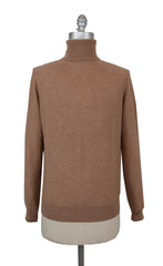 Ballantyne Light Brown Cashmere Turtleneck Sweater - L/52 - (BA314242)