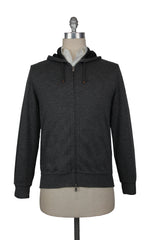 Brunello Cucinelli Dark Gray Hooded Jacket - XL/54 - (BC926235)