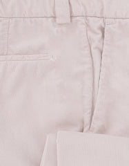 Brunello Cucinelli Beige Solid Cotton Pants - (BC919232) - Parent