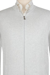 Brunello Cucinelli Light Gray Cotton  Jacket - (BC814239) - Parent