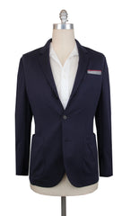 Brunello Cucinelli Navy Blue Silk Blend Sportcoat - 42/52 - (BC1024232)