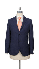 Barba Napoli Blue Wool Blend Melange Suit - 38/48 - (BN32229)