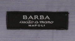 $350 Barba Napoli Blue Striped Shirt - Extra Slim - (BN8202410) - Parent