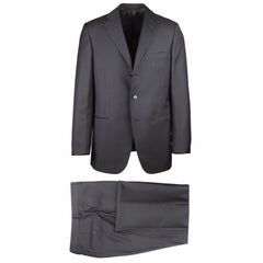 New $2400 Burberry Black Wool Striped Suit - (OXFORD106518) - Parent