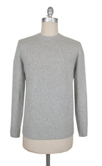 Cesare Attolini Light Gray Cashmere Sweater - XL/54 - (CA122320233)