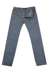 $695 Cesare Attolini Light Blue Solid Jeans - Slim -  34/50 - (CA522248)