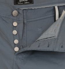$695 Cesare Attolini Light Blue Solid Jeans - Slim - (CA522248) - Parent