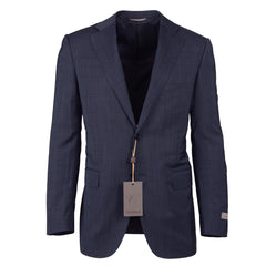 New $1900 Canali Navy Blue Wool Nail Head Suit - (L11280191067131) - Parent