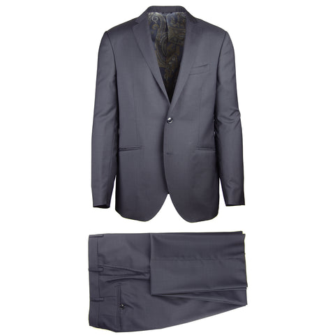 Etro Navy Blue Suit