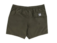 $240 Fedeli Green Solid Swim Shorts - Slim - (FD68242) - Parent