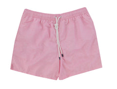 $240 Fedeli Pink Melange Swim Shorts - Slim - Large - (FD68243)