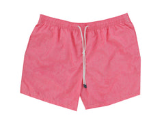 $240 Fedeli Pink Melange Swim Shorts - Slim - XXX Large - (FD68245)