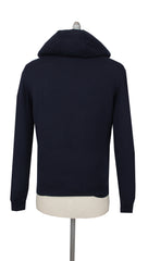 $4375 Fedeli Navy Blue Cashmere Solid Jacket - (FD10120243) - Parent