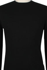 Fiori Di Lusso Black Cashmere Crewneck Sweater - (FL67237) - Parent