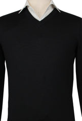 Fiori Di Lusso Black V-Neck Sweater - (FL67234) - Parent