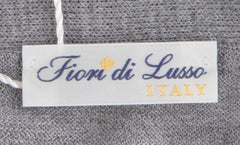 $1325 Fiori Di Lusso Gray Cashmere Blend V-Neck Cardigan - (FL282522) - Parent