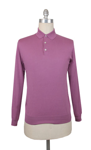 Fiori Di Lusso Pink 1/4 Button Polo Sweater