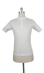 Fiori Di Lusso White Solid Cotton Polo - X Small/46 - (FL892310)