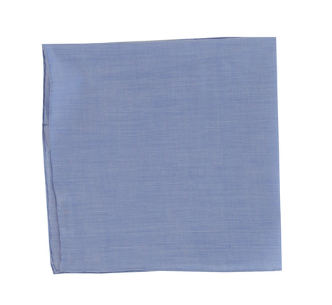 Fiori Di Lusso Blue Cotton Pocket Square