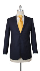 Fiori Di Lusso Dark Blue Wool Solid Suit - (FL1010231) - Parent