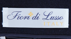 $1800 Fiori Di Lusso Dark Blue Solid Jacket - (FL1128241) - Parent