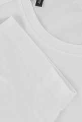 $200 Fiori Di Lusso White Crewneck Cotton T-Shirt - Slim - (FL282541) - Parent