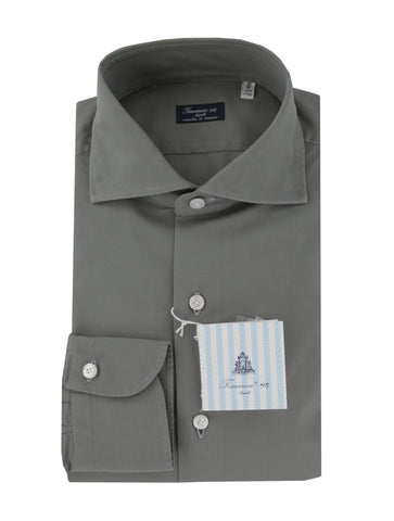 Finamore Napoli Gray Shirt - Slim