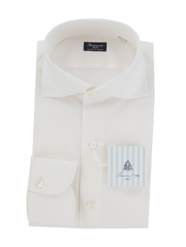 Finamore Napoli White Shirt - Slim