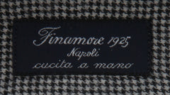 $450 Finamore Napoli Black Shirt - Slim - (FN1272412) - Parent