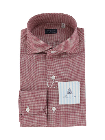 Finamore Napoli Red Shirt - Slim