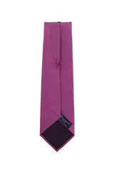 Finamore Napoli Pink Solid Silk Tie (1294)