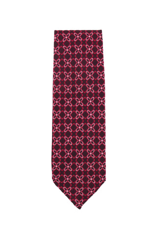 Finamore Napoli Burgundy Red Tie