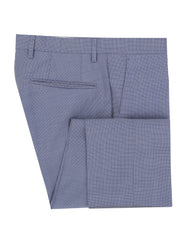 Incotex Blue Solid Wool Pants - Slim - 30/46 - (IN328236)