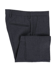 Incotex Navy Blue Solid Wool Pants - Slim - 32/48 - (IN328235)