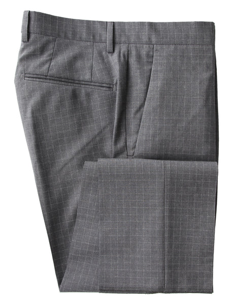 Incotex Gray Check Virgin Wool Pants - Slim - (IN1229217) - Parent