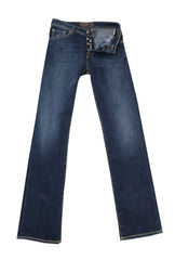 $595 Jacob Cohën Blue Solid Jeans - Slim -  30/46 - (JC710245)