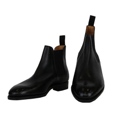 $2360 John Lobb Black Calf Leather Chelsea Boots - 7/6 - (JL76246)