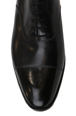 $1820 John Lobb Black Calf Leather Cap Toe Shoes - (JL76241) - Parent