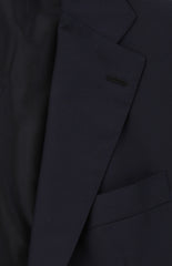 $6900 Kiton Dark Blue Wool Solid Sportcoat - (KT627242) - Parent
