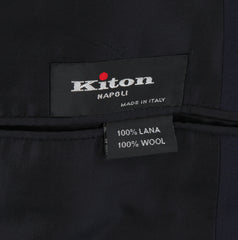 $6900 Kiton Dark Blue Wool Solid Sportcoat - (KT627242) - Parent