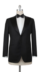 $8100 Kiton Black Wool Tuxedo -  36/46 - (KT723242)