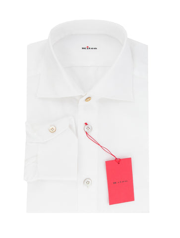 Kiton White Shirt - Slim