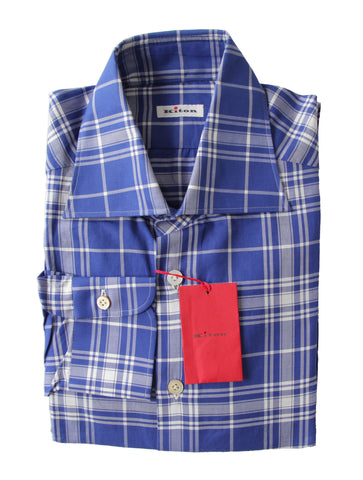 Kiton Blue Shirt - Slim