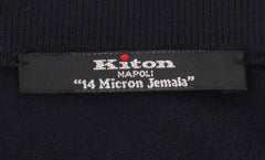 Kiton Midnight Navy Blue Wool Crewneck Sweater - (SV10122218) - Parent