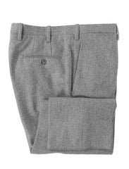 Kiton Gray Solid Wool Pants - Slim - 40/56 - (KT12246)