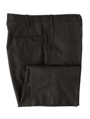 Kiton Dark Brown Solid Wool Blend Pants - Slim - 38/54 - (KT12247)