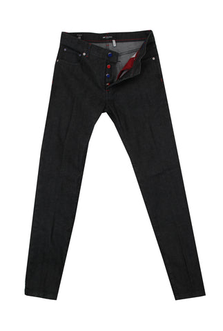 Kiton Black Jeans - Slim