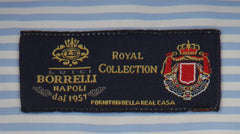 $600 Luigi Borrelli Light Blue Shirt - Slim - (LB1227242) - Parent